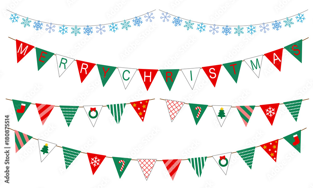 ガーランド　MERRY CHRISTMAS