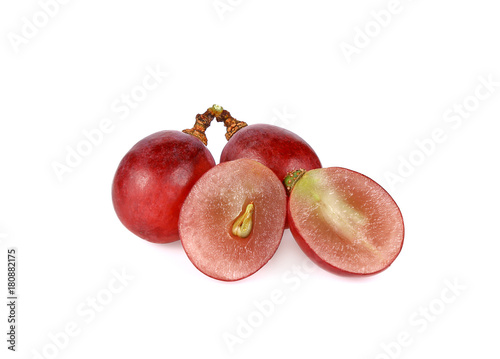 grapes isolated on white background