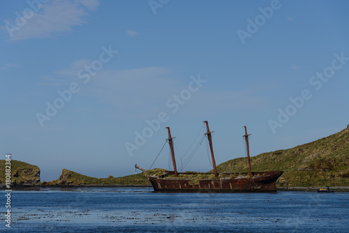Bayard wreck in Ocean harbour on South Georgia © Alexey Seafarer