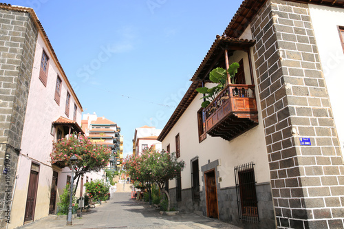 Fototapeta Naklejka Na Ścianę i Meble -  Historic Puerto de la Cruz on Tenerife Island, Canary Islands, Spain