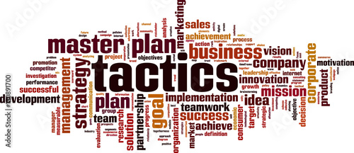 Tactics word cloud