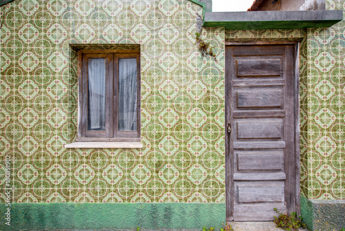 Colorful house facade