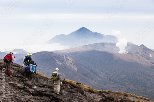 Tableau sur toile Wandern an den Vulkanen von Kirishima, Japan