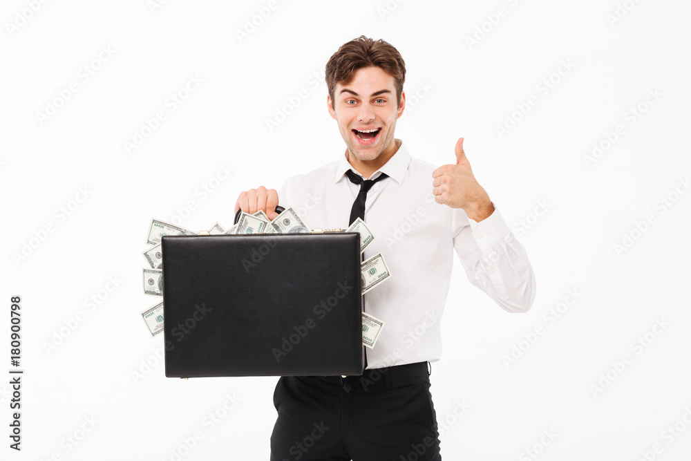 Portrait of a smiling cheery businessman Portrait of a smiling cheery businessman