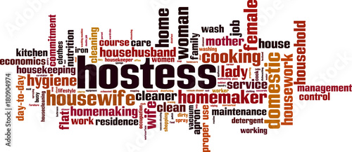 Hostess word cloud