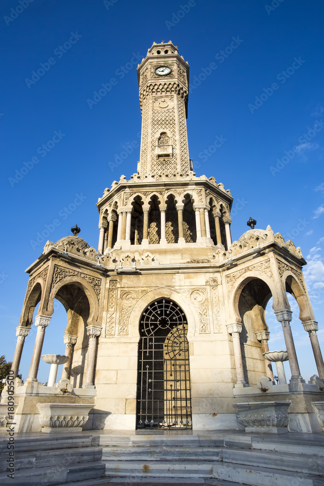 Historical old clock tower, Konak / Izmir / Turkey