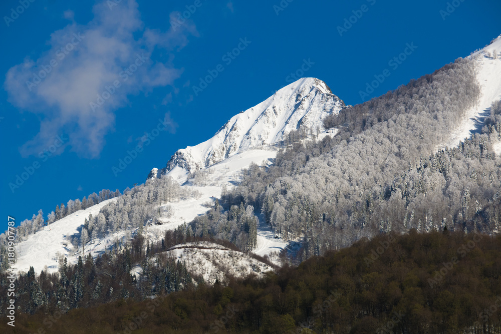 Beautiful mountain landscape in the Caucasus