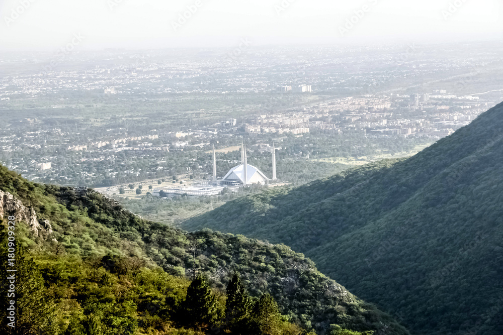 Shah Faisal Majid view from Margalla Hills