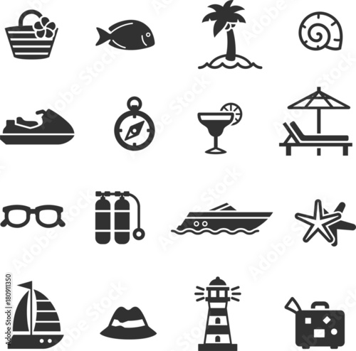 Vacation icons