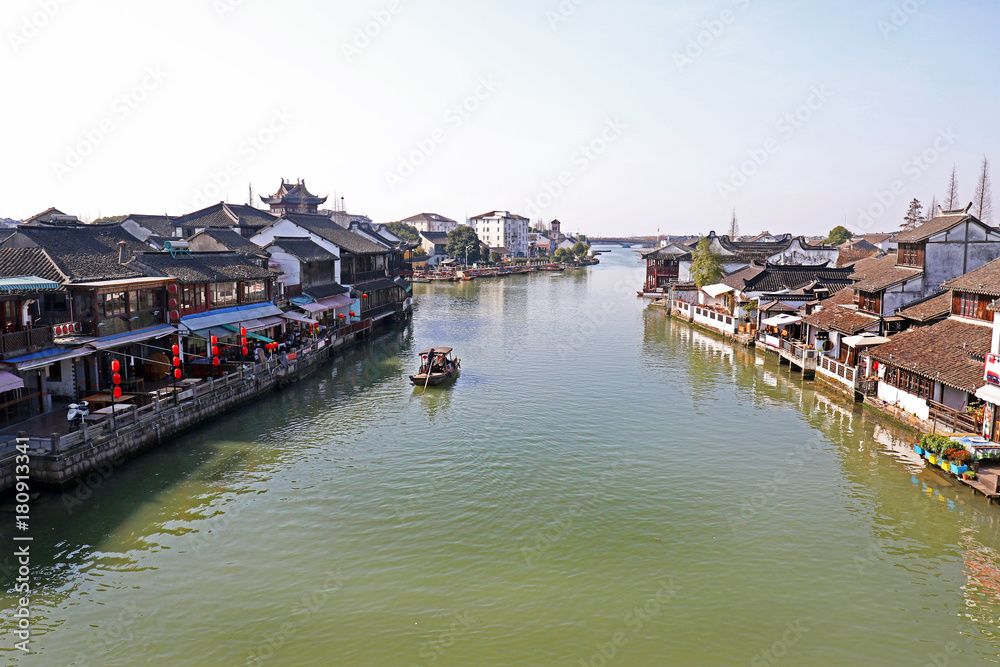 Zhujiajiao Ancient Town,  is an ancient water village also known as the 