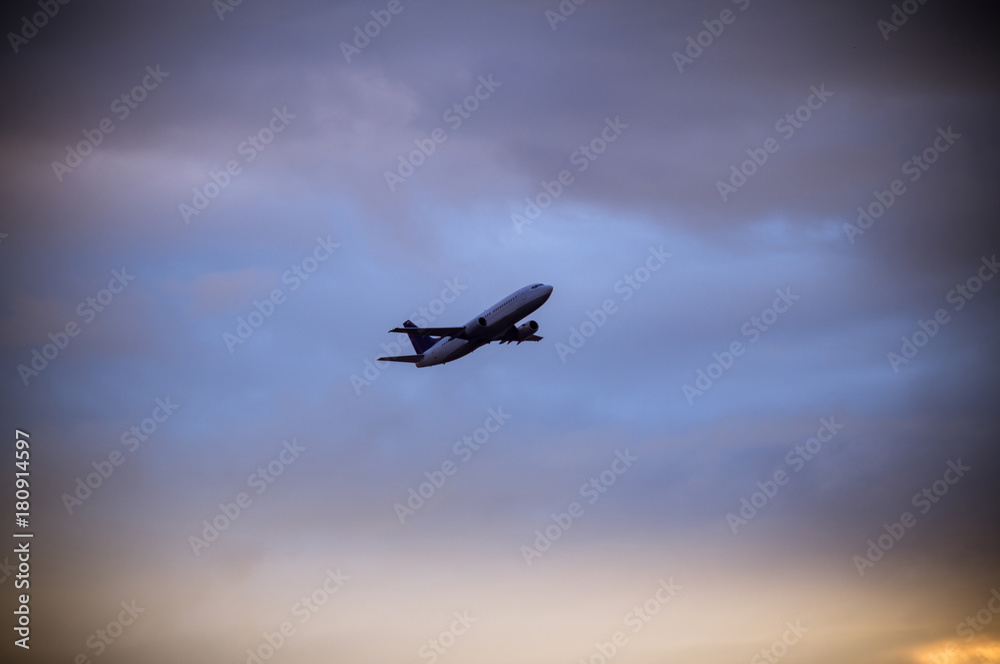 Fototapeta premium Airplane taking off