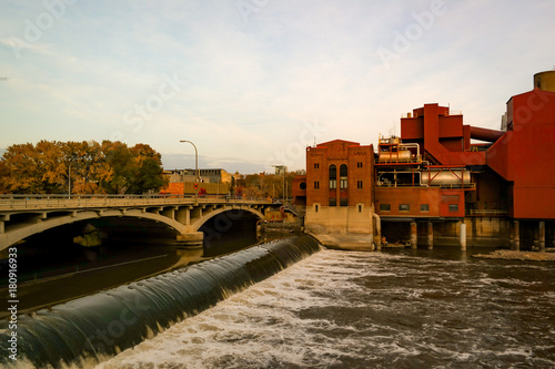 water bridge in a modern city