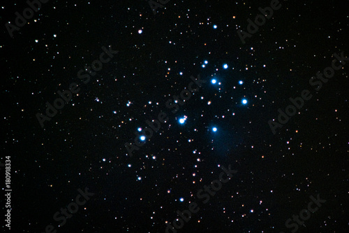The Pleiades as seen from Mannheim in Germany.