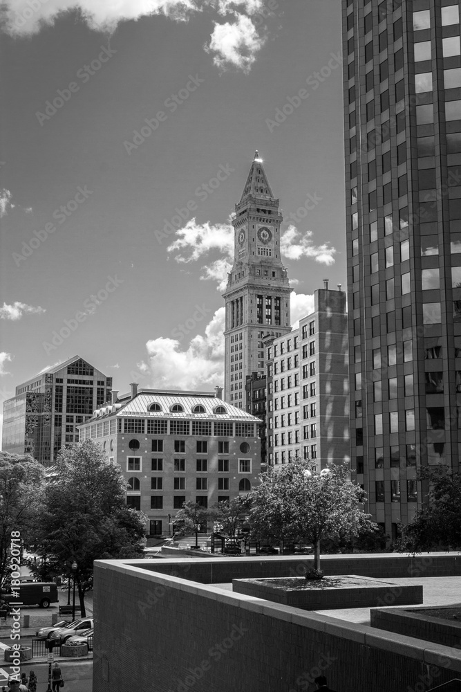 Boston, Massachusetts, USA - Buildings and cityscape of downtown