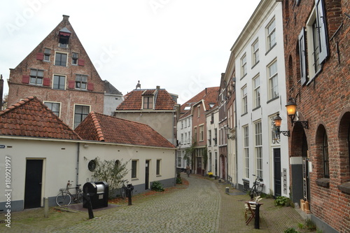 een straatje in het oudste gedeelte van Deventer