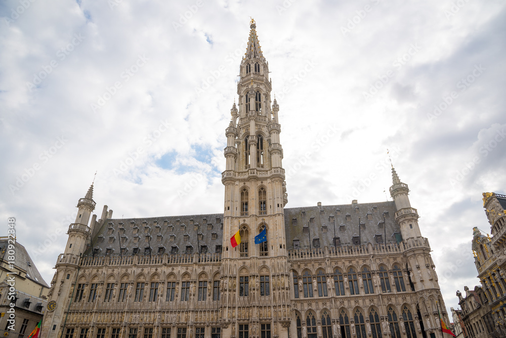 The Town Hall of Brussels in the Grand Place