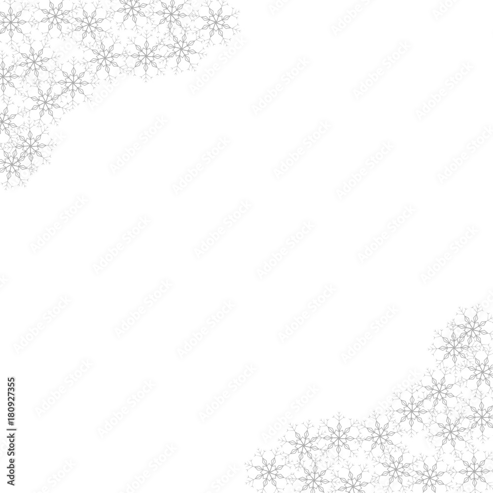 Festive frame with snowflakes on a white background. For posters, postcards, greeting for Christmas, new year. Festive frame with snowflakes on a white background. For posters, postcards, greeting for Christmas, new year.