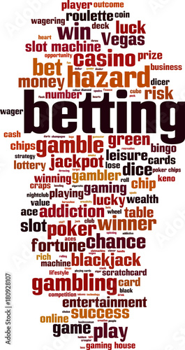 Betting word cloud