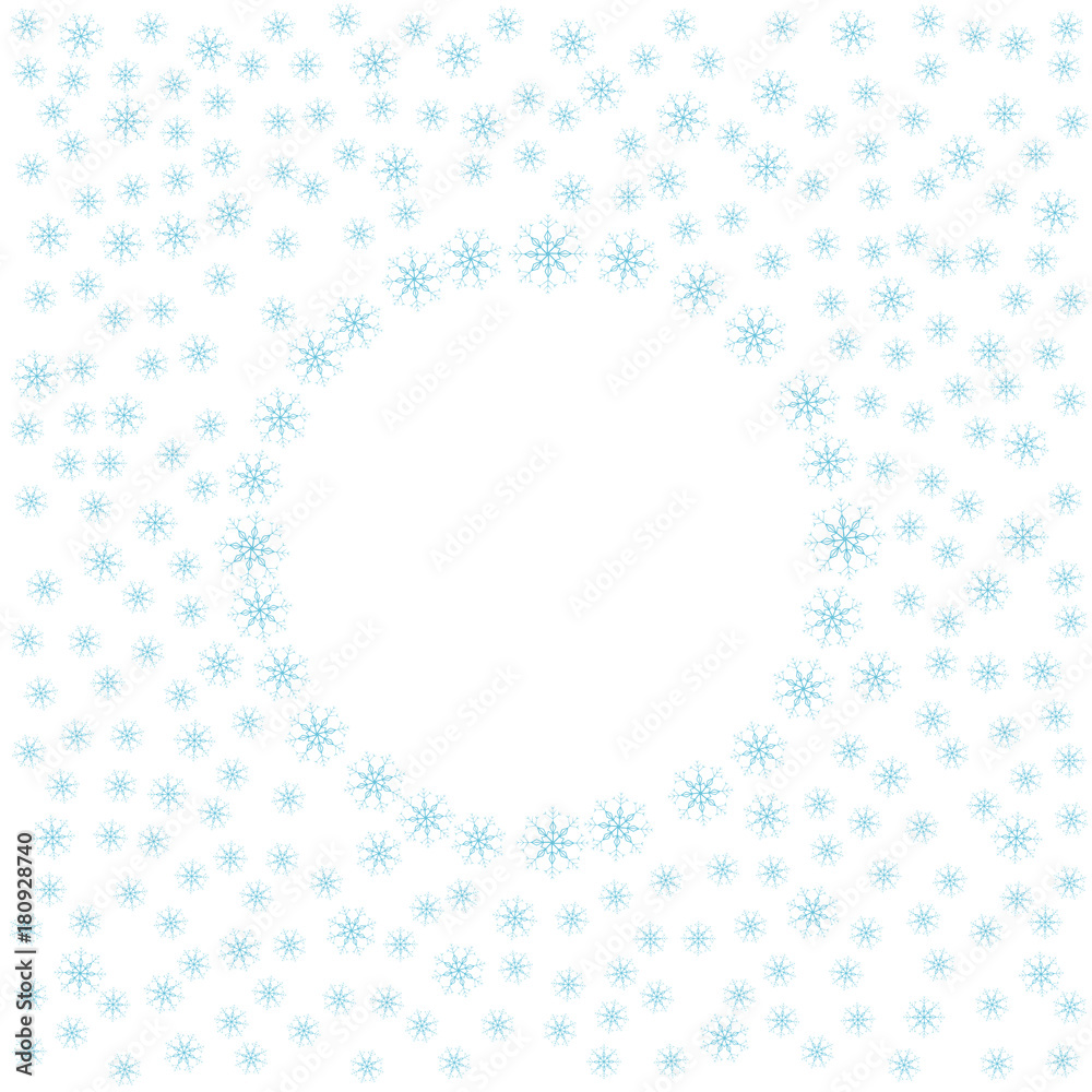 Festive decorative frame made of snowflakes on a white background. For posters, postcards, greeting for Christmas, new year. Festive decorative frame made of snowflakes on a white background. For posters, postcards, greeting for Christmas, new year.