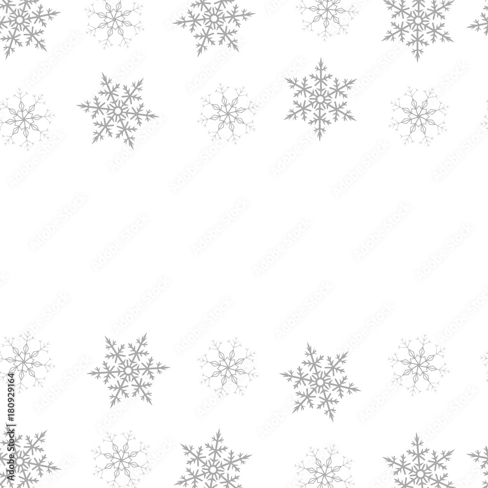 Festive decorative frame made of snowflakes on a white background. For posters, postcards, greeting for Christmas, new year. Festive decorative frame made of snowflakes on a white background. For posters, postcards, greeting for Christmas, new year.