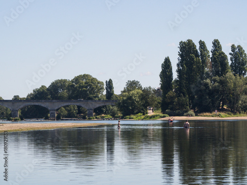 River of Loir in Amboise, France photo