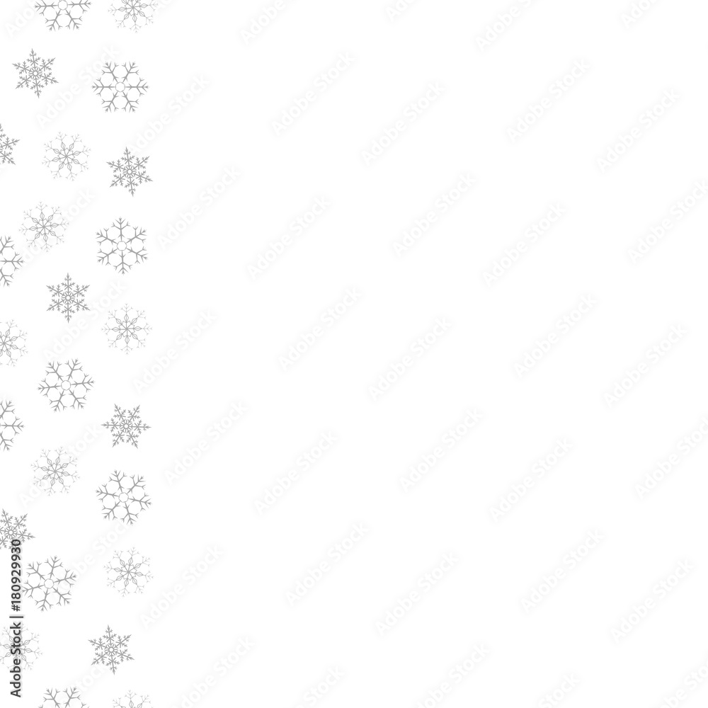 Festive decorative frame made of snowflakes on a white background. For posters, postcards, greeting for Christmas, new year. Festive decorative frame made of snowflakes on a white background. For posters, postcards, greeting for Christmas, new year.