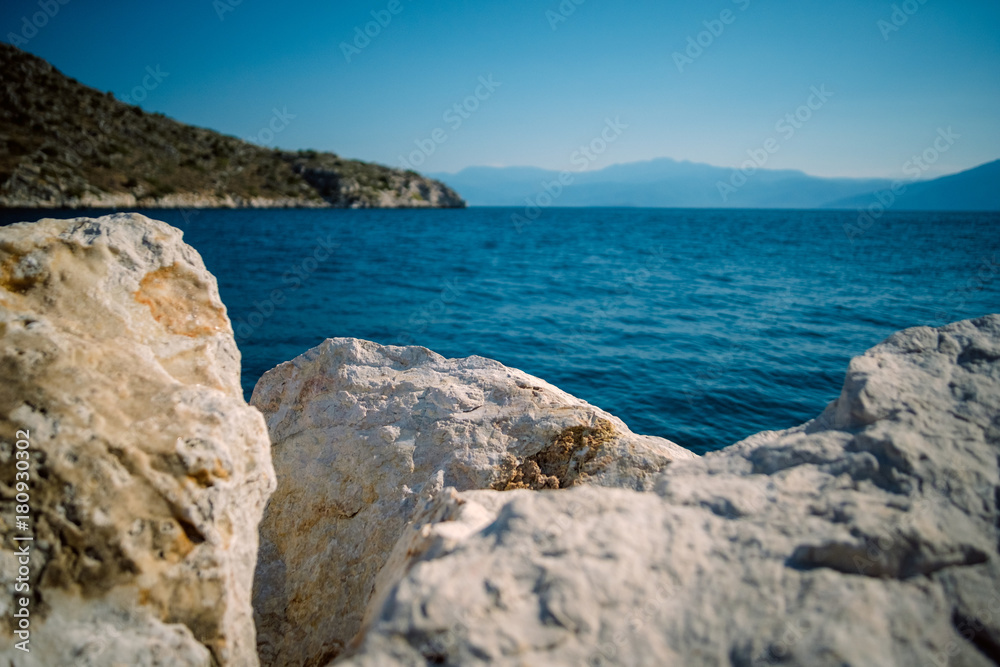 Am Meer, Griechenland, Blaues Wasser, Sommer, Warm