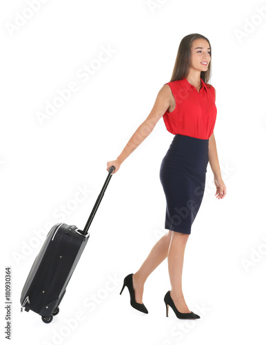 Attractive female tourist o...
