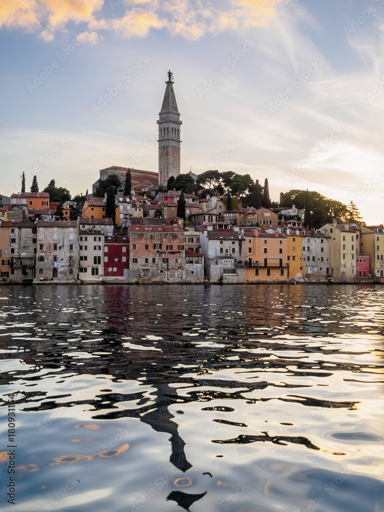 Istrian costal city of Rovinj, Croatia