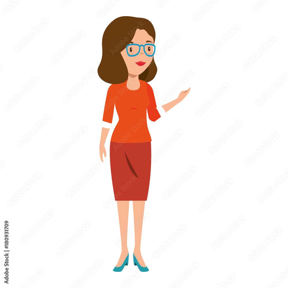 beautiful teacher female avatar character beautiful teacher female avatar character