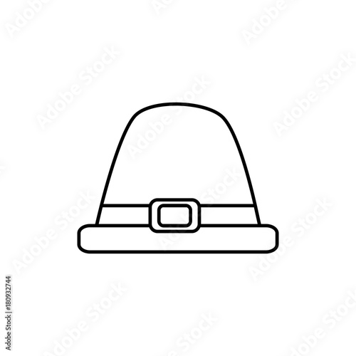 Vintage male hat icon vector illustration graphic design