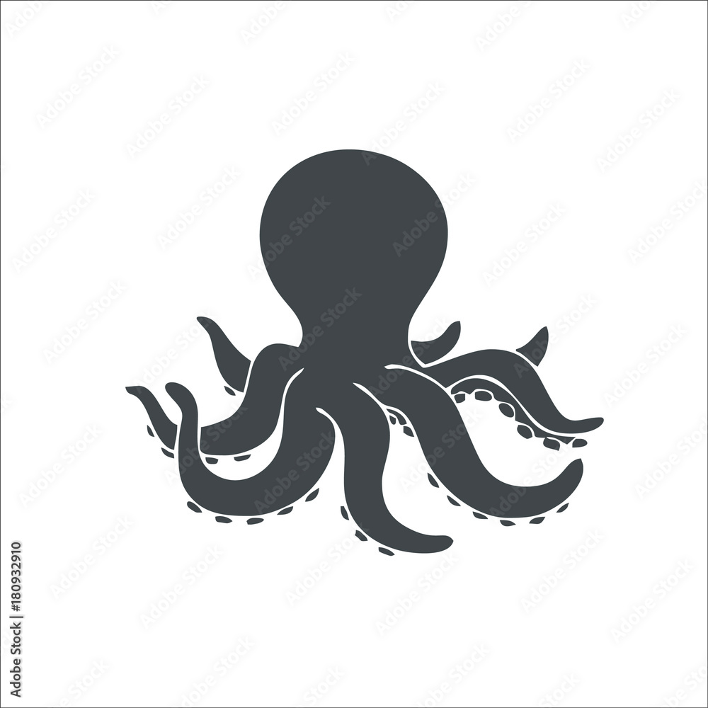 Obraz premium Octopus icon