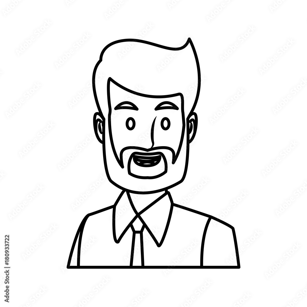 Businessman executive cartoon icon vector illustration graphic design Businessman executive cartoon icon vector illustration graphic design