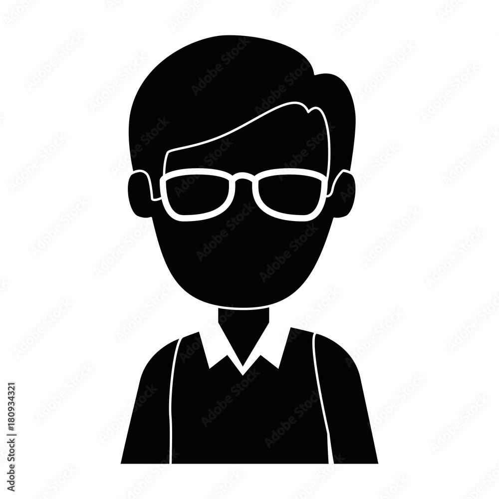 teacher male avatar character