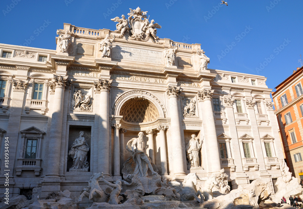 Fontana di trevi complete 