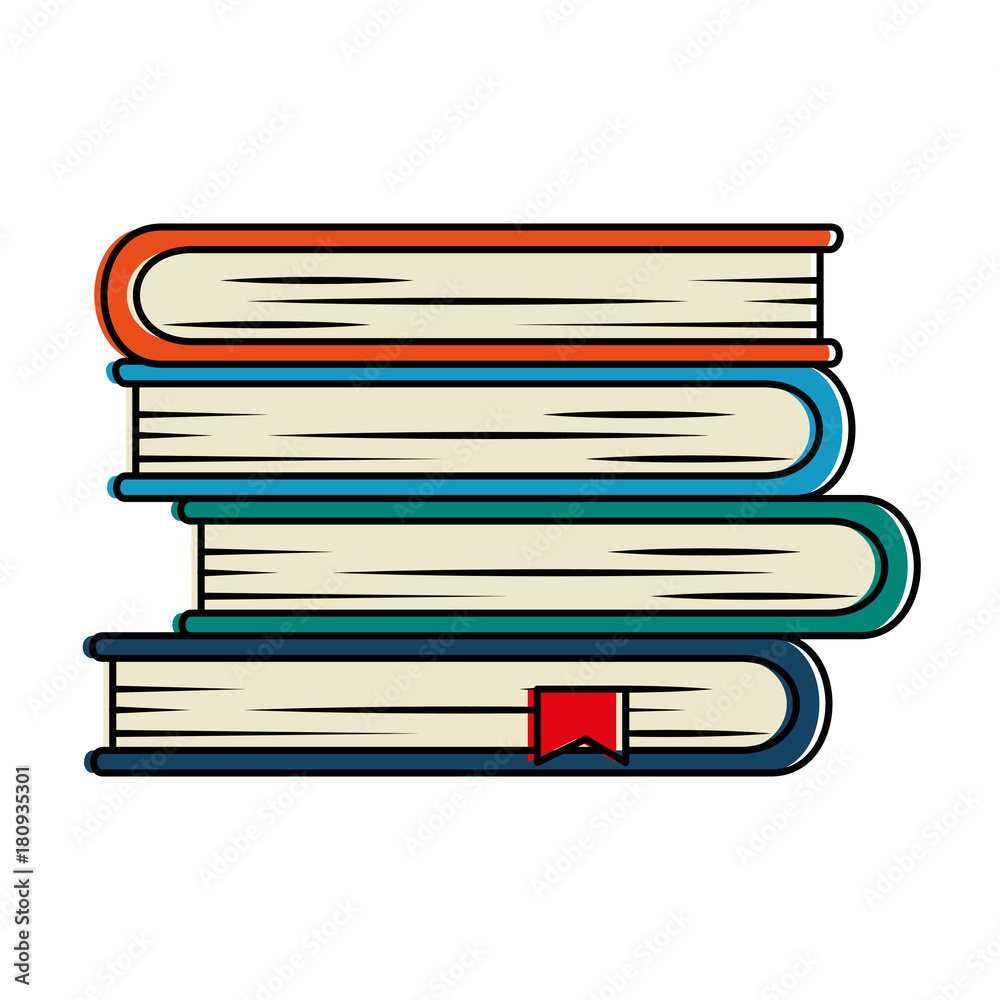 pile text books isolated icon vector illustration design pile text books isolated icon vector illustration design