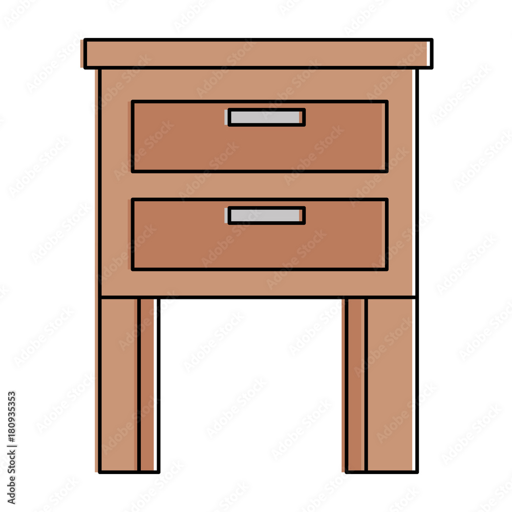 drawer wooden isolated icon vector illustration design drawer wooden isolated icon vector illustration design