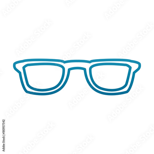 Executive glasses isolated icon vector illustration graphic design