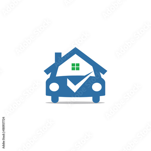 Home Car Logo vector