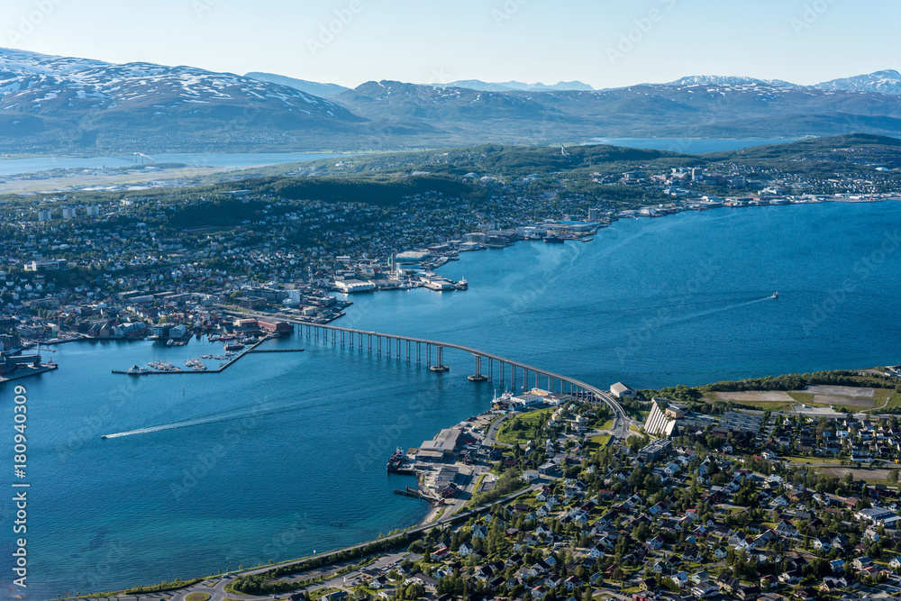 The Tromso Bridge in Norway.