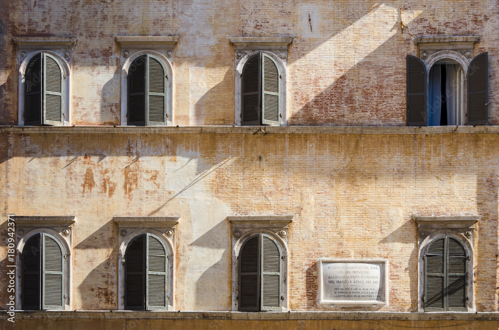 Roman Wall of Windows