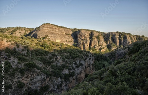 Montagne aragonaise à Alquézar, Aragon, Espagne