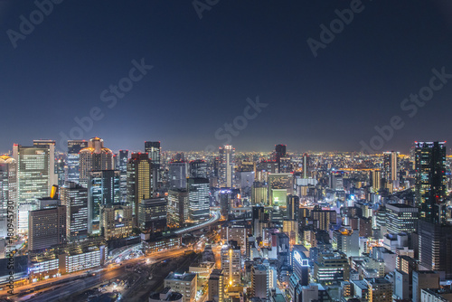 大阪梅田から見る夜景