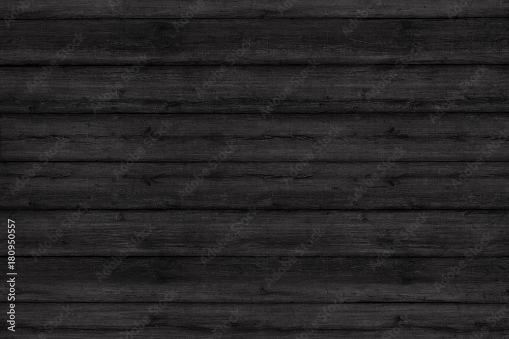 Fototapeta premium Wood texture background. black wood wall ore floor
