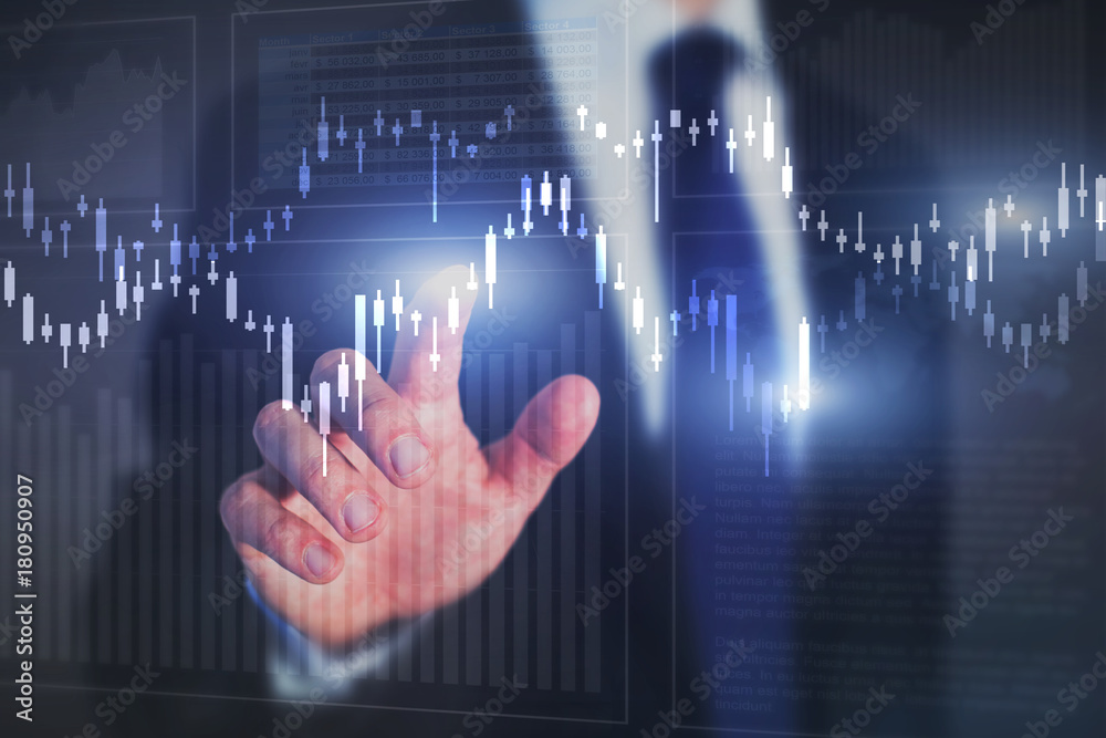 financial graphics and charts background, stock market concept, investor analyzing digital data financial graphics and charts background, stock market concept, investor analyzing digital data