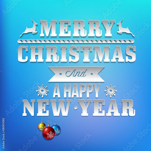 New Year and Christmas greetings