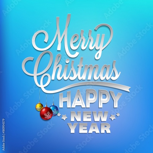 New Year and Christmas greetings