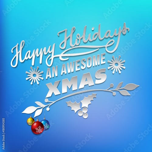 New Year and Christmas greetings