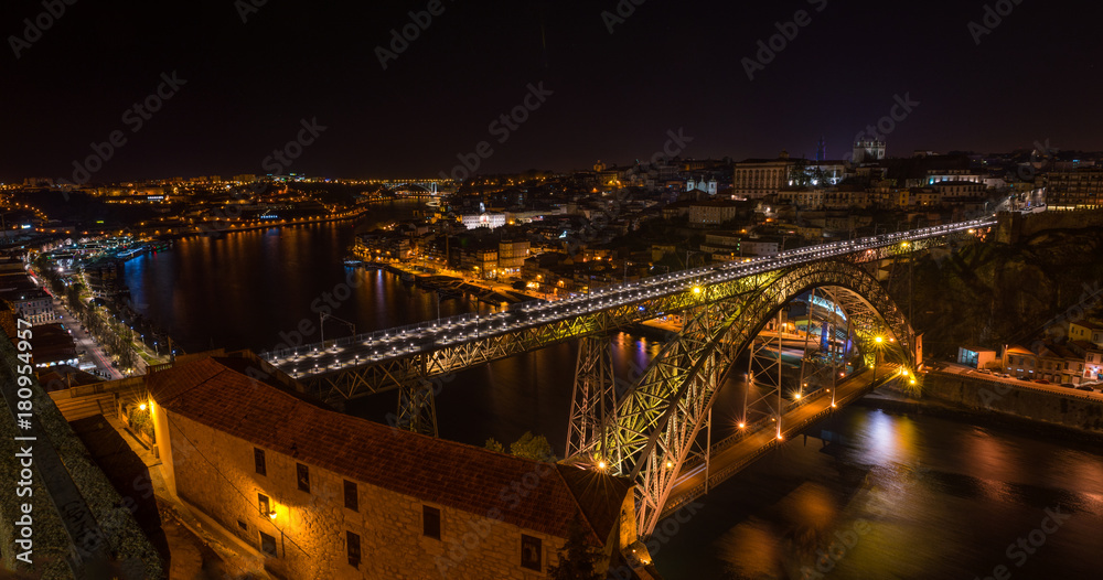 Fototapeta premium Bridge on lights