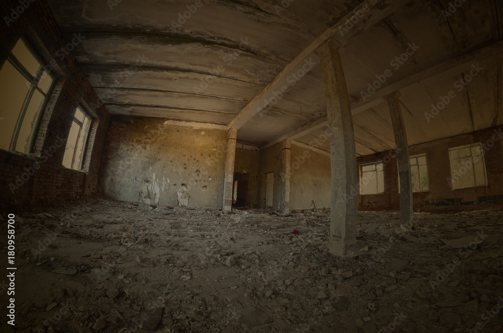 Fototapeta premium Urban decay. Kiev, Ukraine 